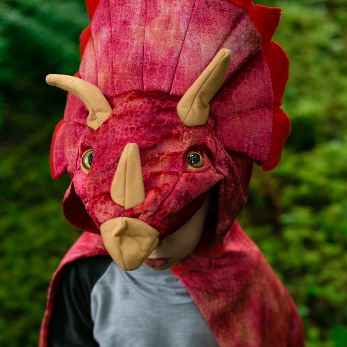Cape à capuche Triceratops