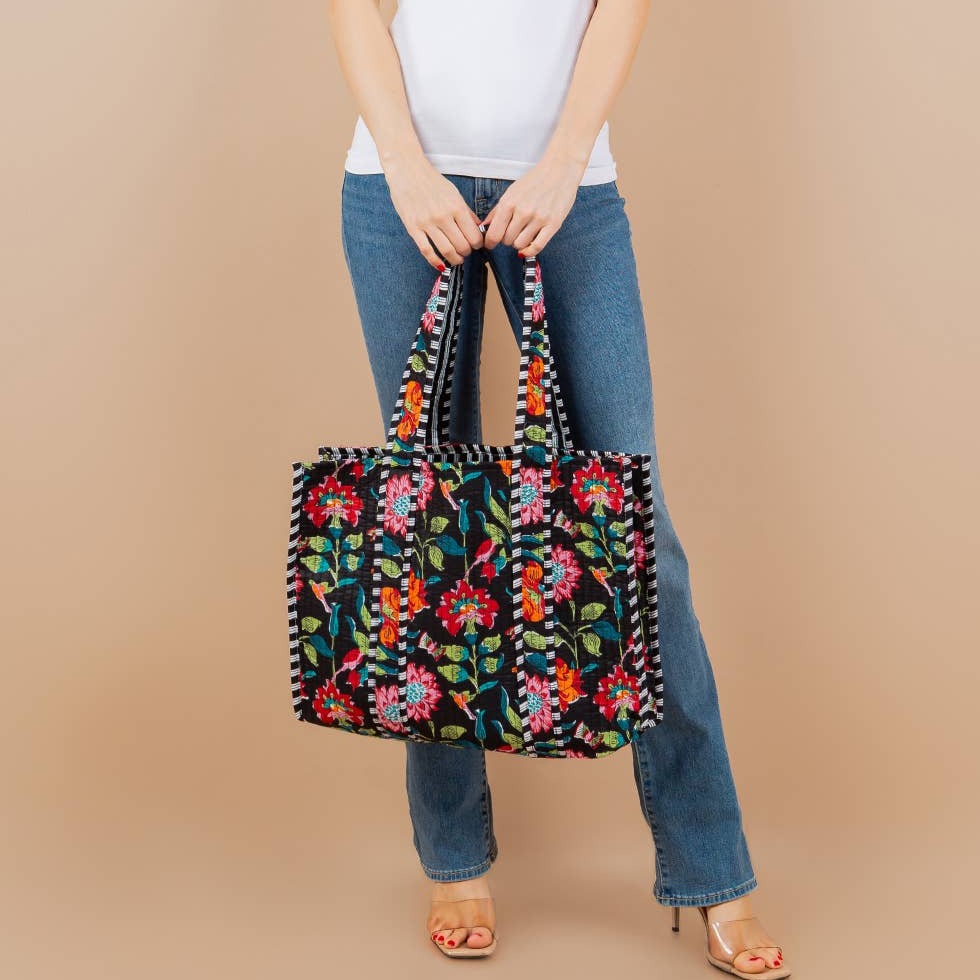 Quilted Tote Bag