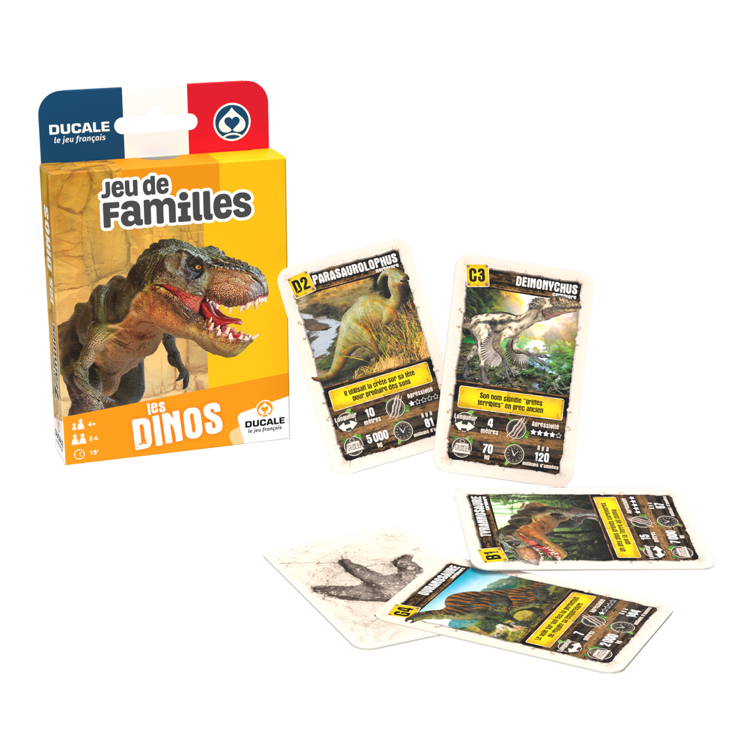 Cartamundi-Jeu De Famille - Dinosaures - Ecopack