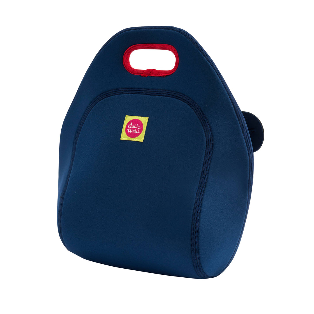 DabbaWalla Machine Washable Insulated Lunch Bag, Blue Monkey