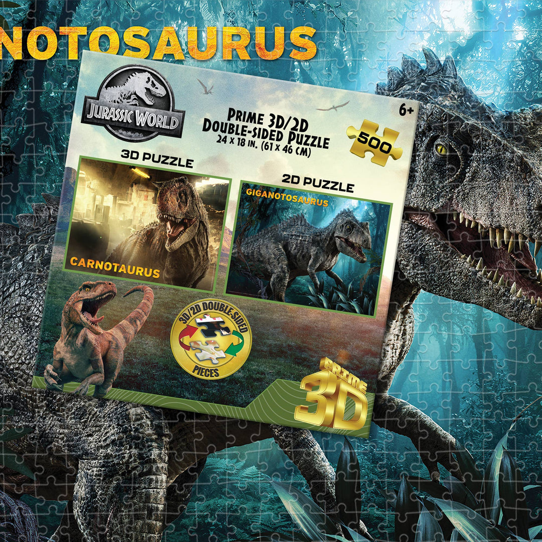 Jurassic World 3D/2D Double-Sided 500pc 24x18"