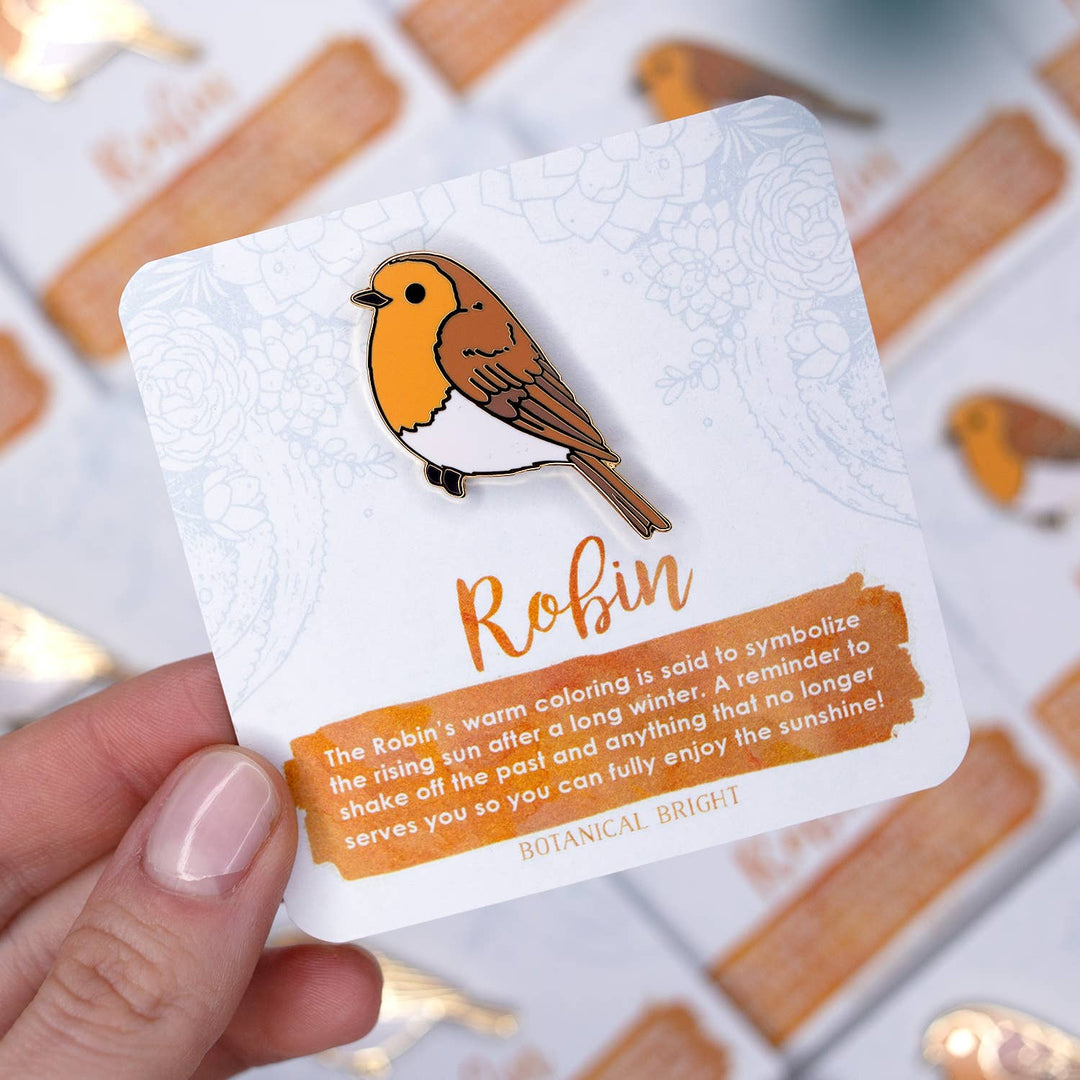 Robin Bird Enamel Pin