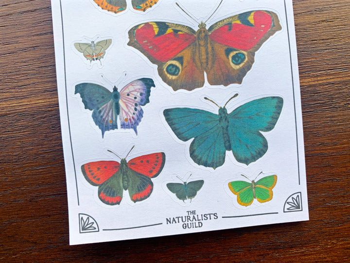 Vintage Butterflies Sticker Sheet