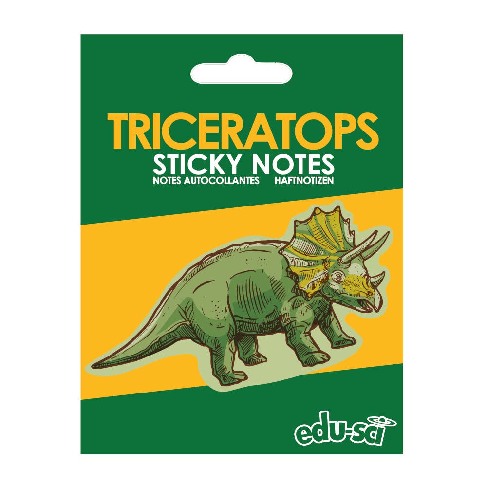 Triceratops Dinosaur Sticky Notes