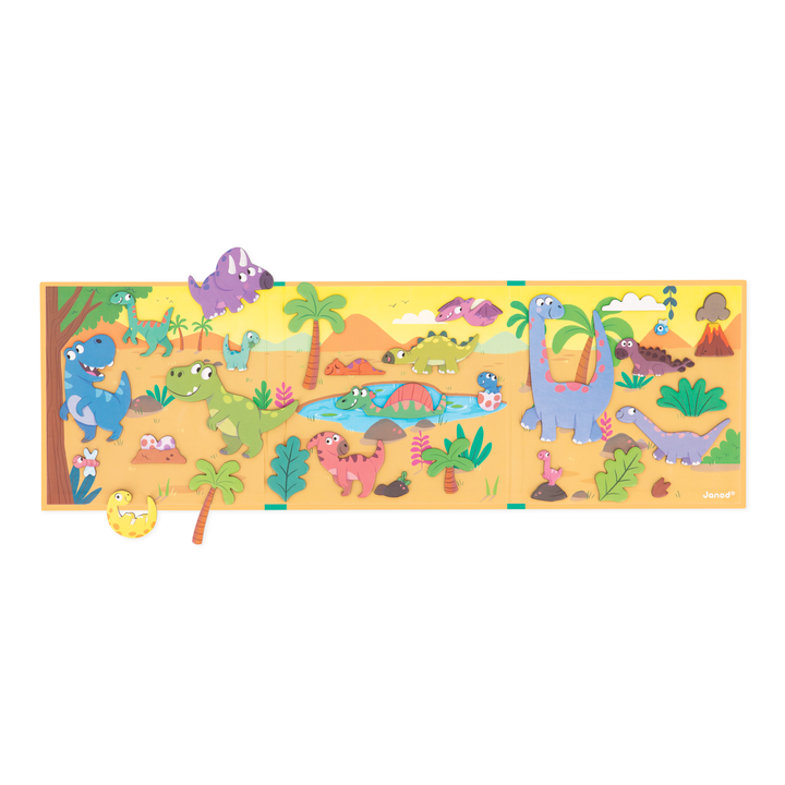 MAGNETI'STORIES -  DINOSAURS - 30 PIECES