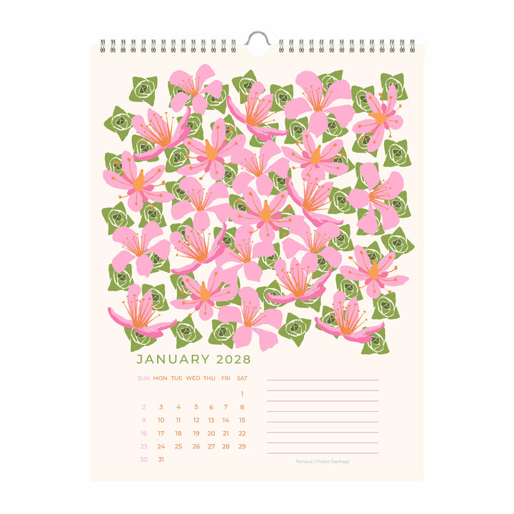 Flowers of Canada 2027 Botanical Wall Calendar