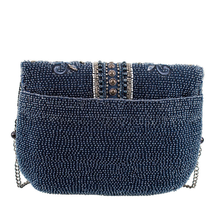 Blue Alchemy Butterfly and Floral Handbag