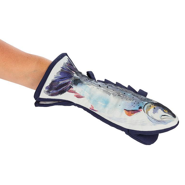 Gant de cuisine en forme de poisson