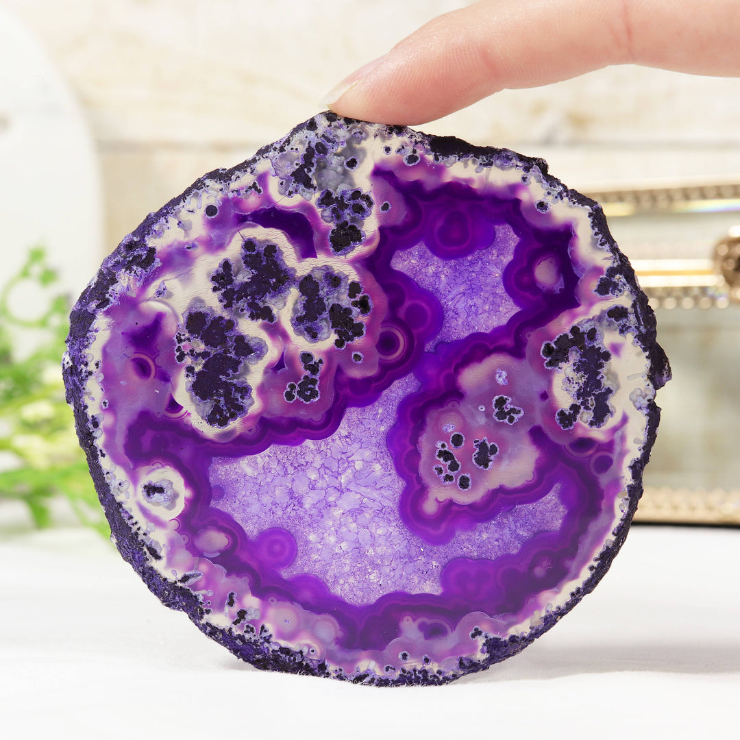 Purple Agate Coaster