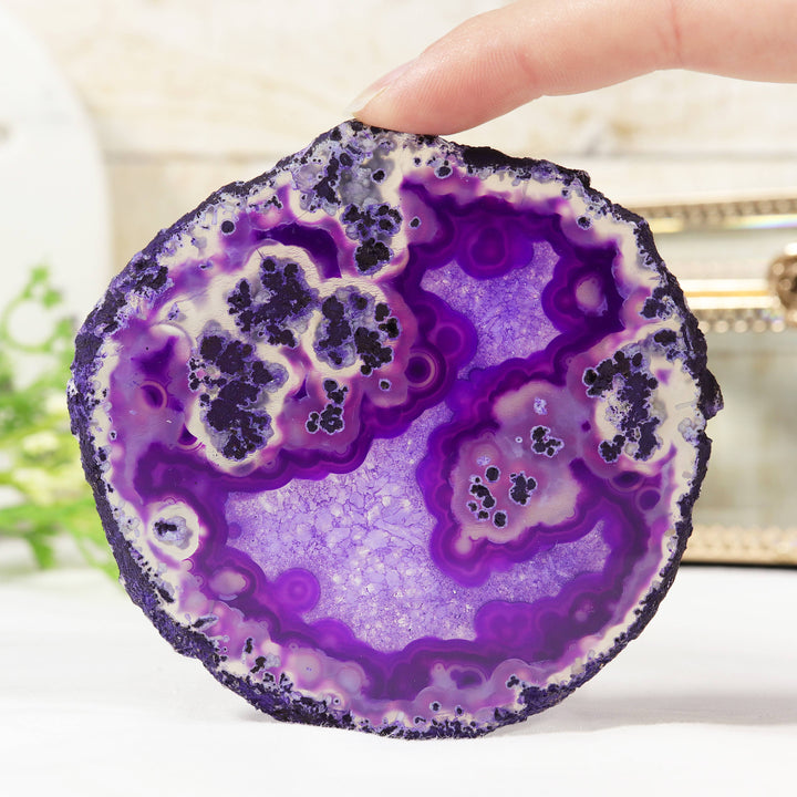 Purple Agate Coaster