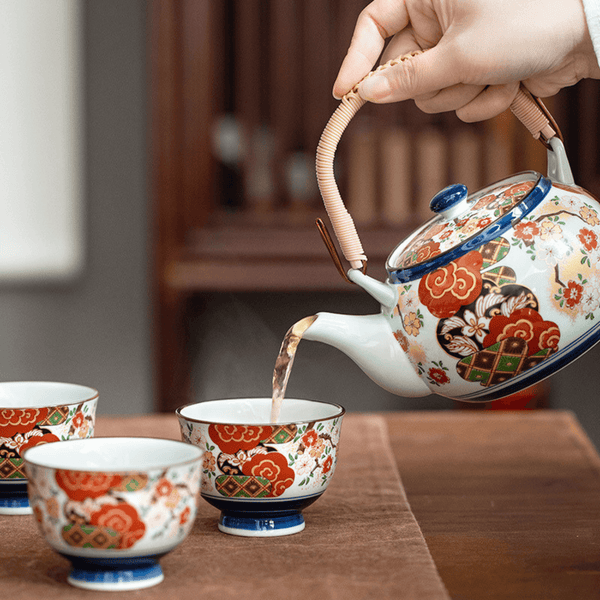 Japanese Imari Series Handcrafted Tea Set - Sakura
