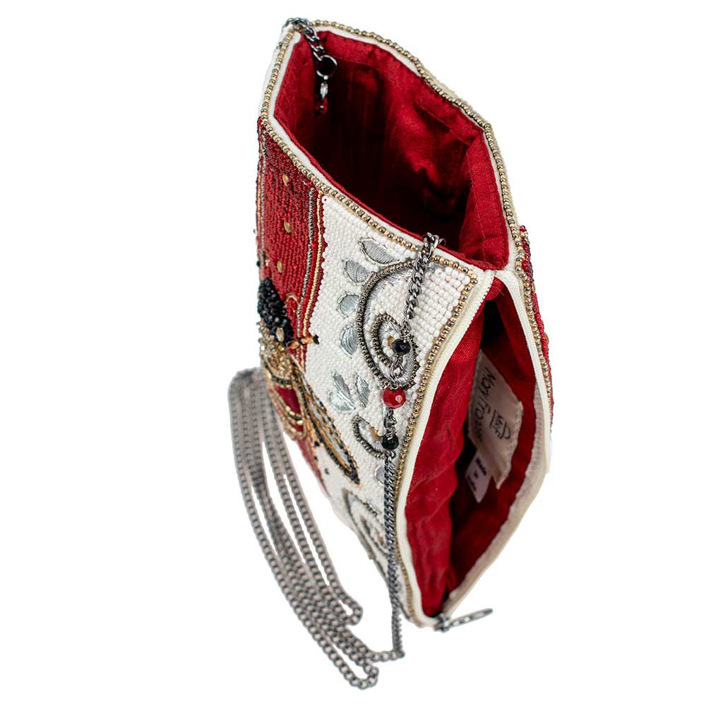 Royal Bee Beaded Bee Motif Mini Crossbody Handbag