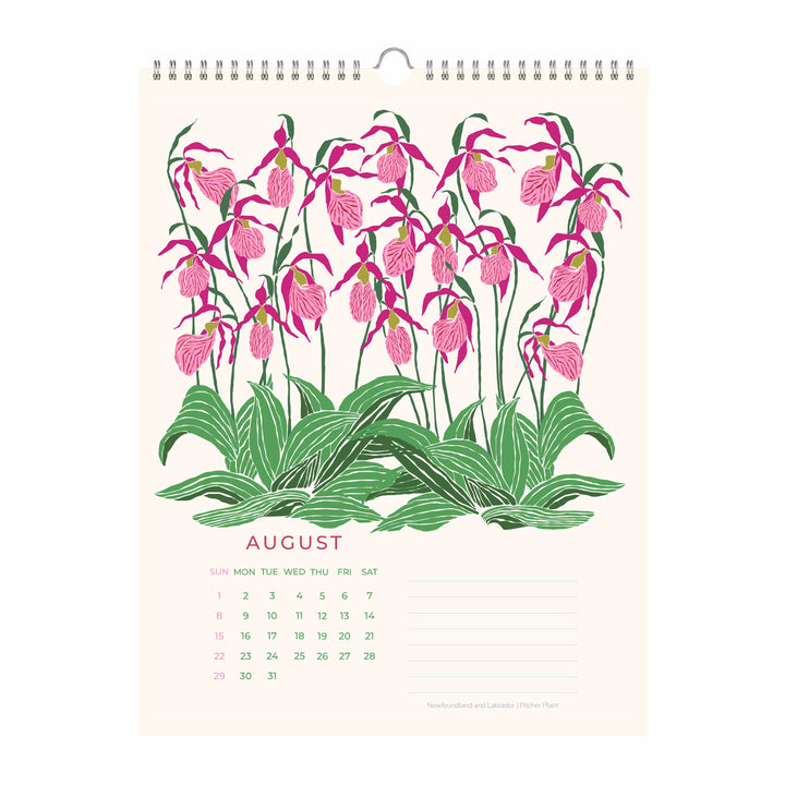 Flowers of Canada 2027 Botanical Wall Calendar