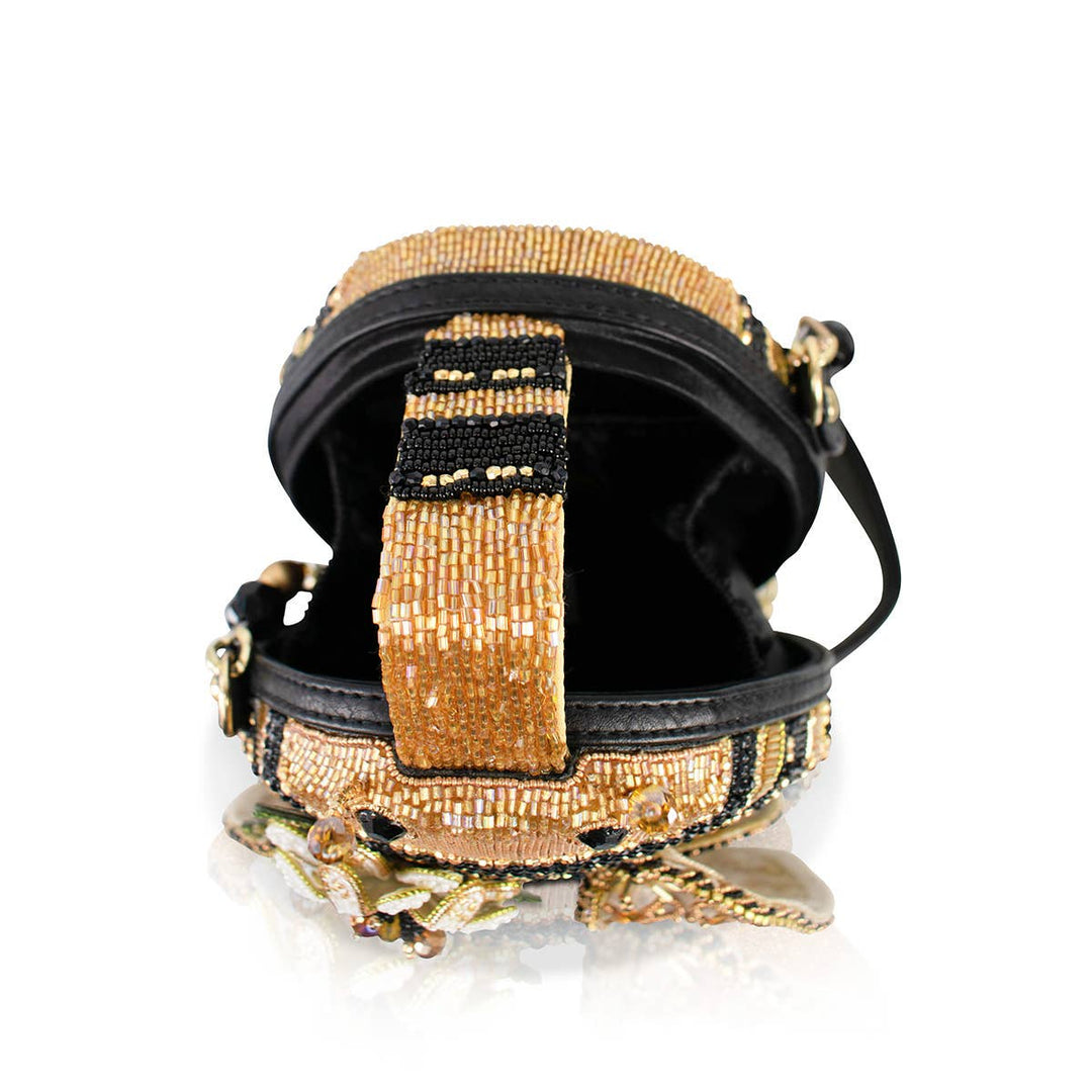 Sweet As Honey Bee Gold and Black Handbag