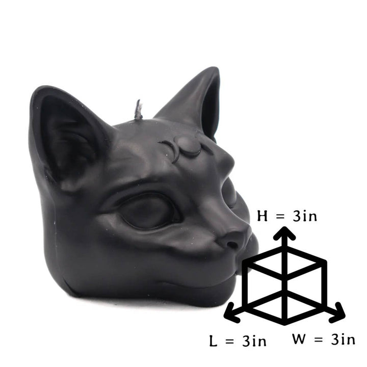 Third Eyed Cat Candle