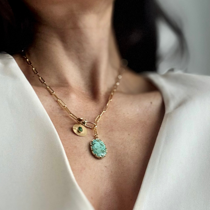 CITADEL Aventurine Ruby Zoisite Necklace | 24k GF