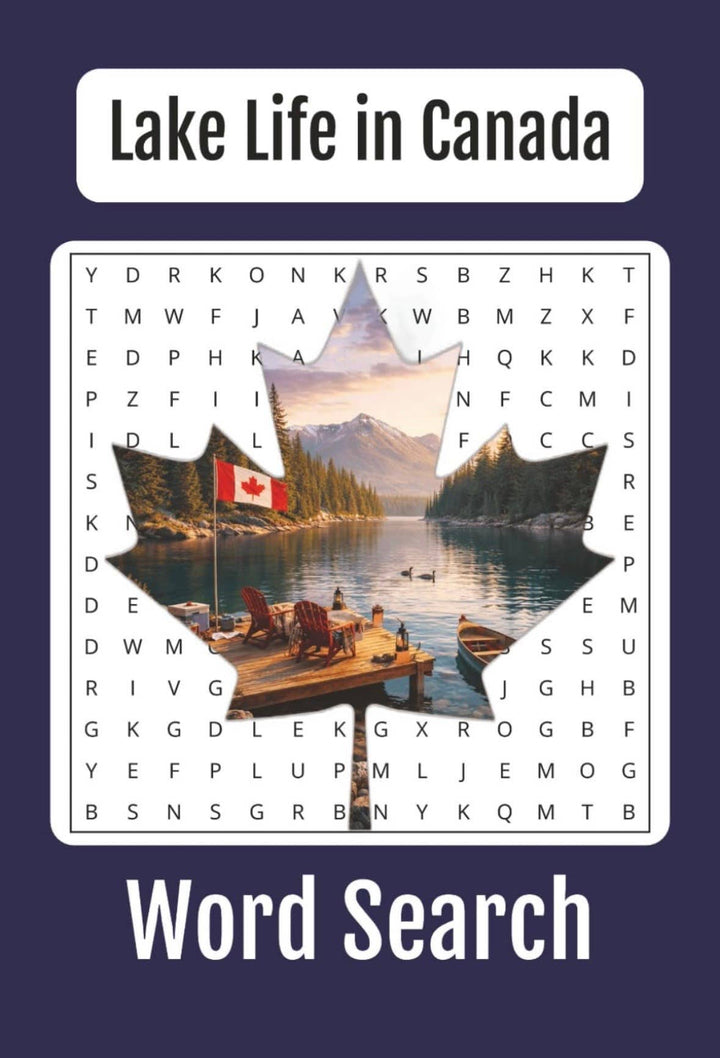 Lake Life in Canada: 75 Word Searches