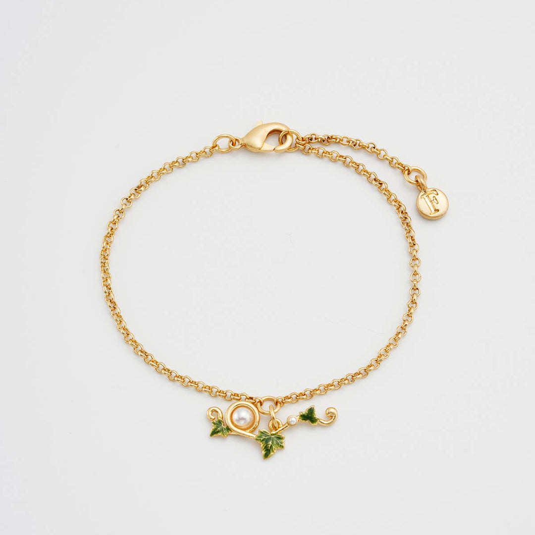 Ivy Pearl T-Bar Bracelet