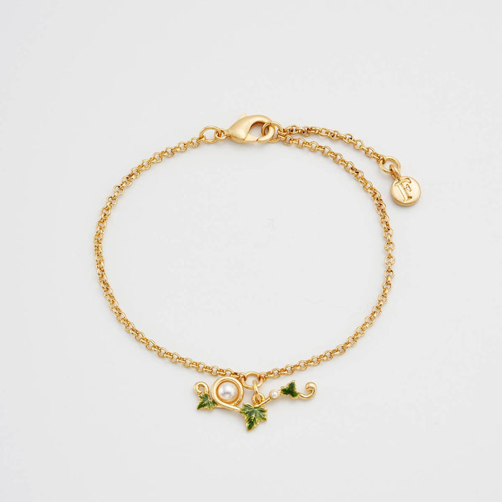 Ivy Pearl T-Bar Bracelet