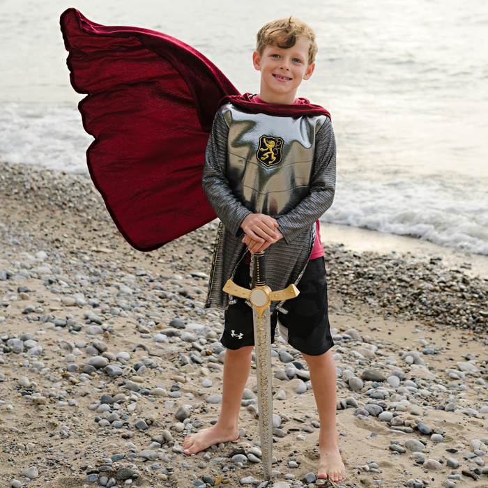 Silver Knight with Cape