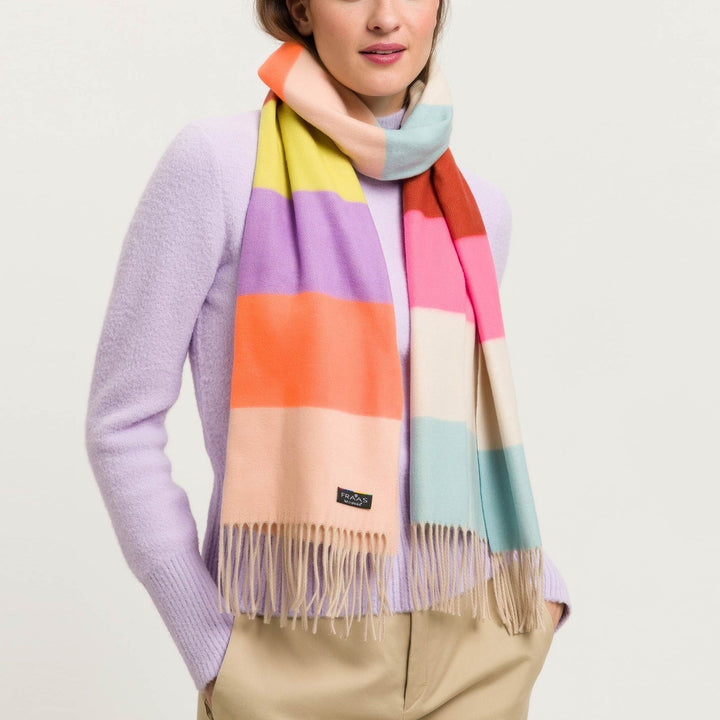 Striped Cashmink Scarf - Multi