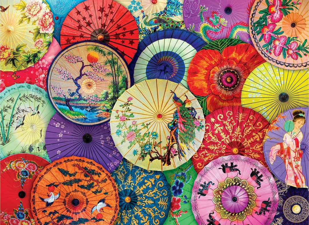 Asian Oil-Paper Umbrellas Puzzle