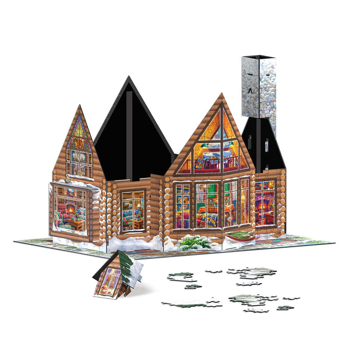 Log Cabin (3D) Puzzle