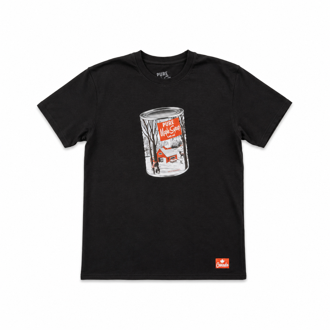 Maple Syrup T-Shirt - Black