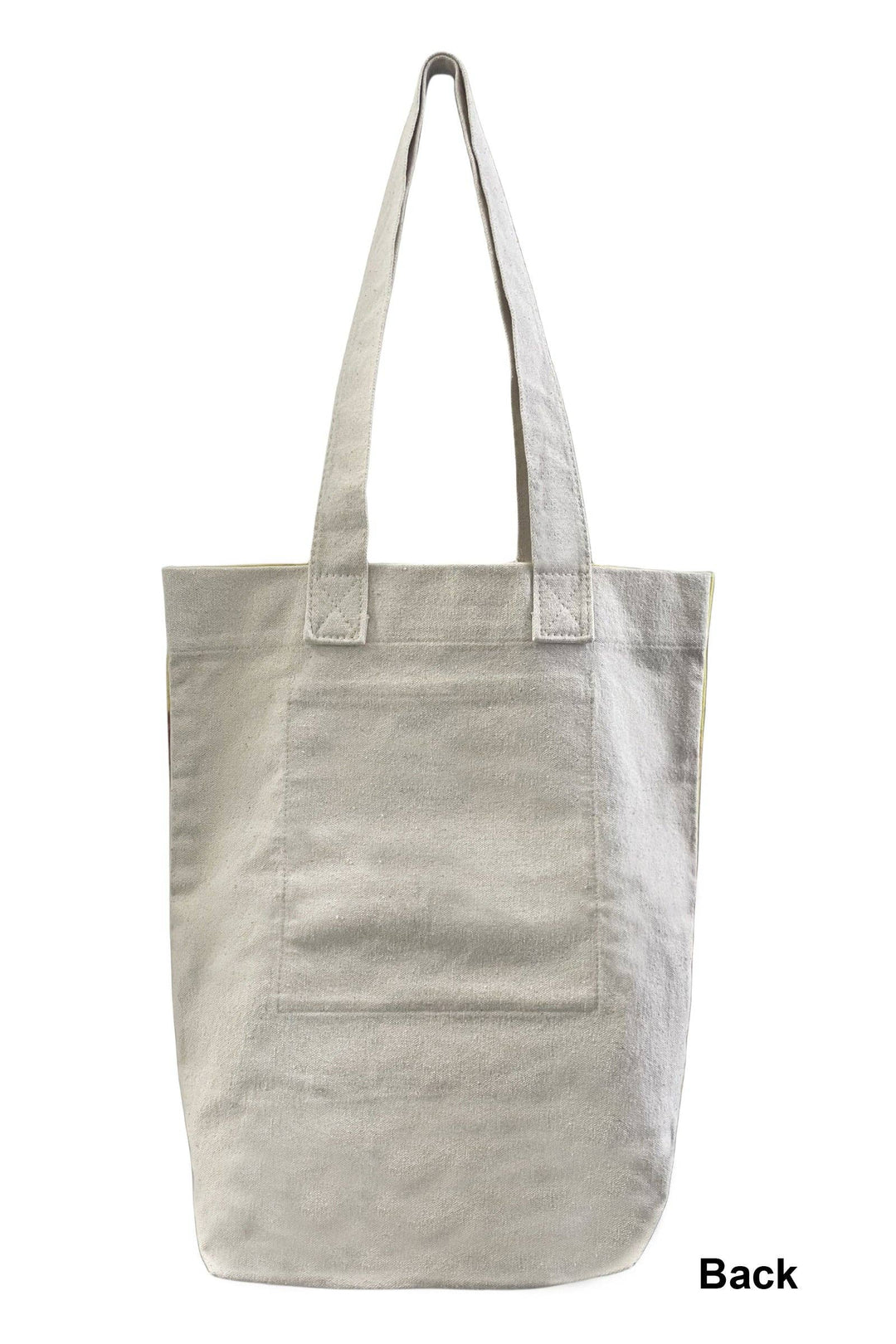 Japanese Crane & Koi Fish Print Cotton Tote Bag