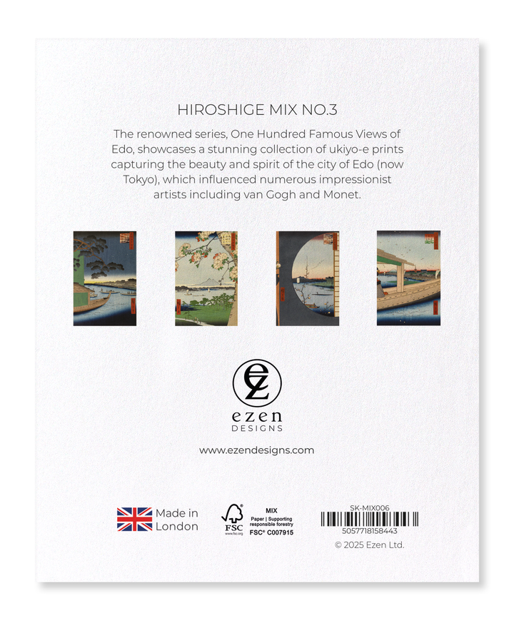 HIROSHIGE MIX NO.3: Japanese Sticker Set