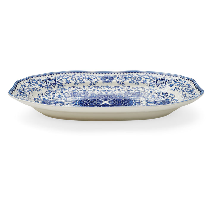 Judaica Oval Platter