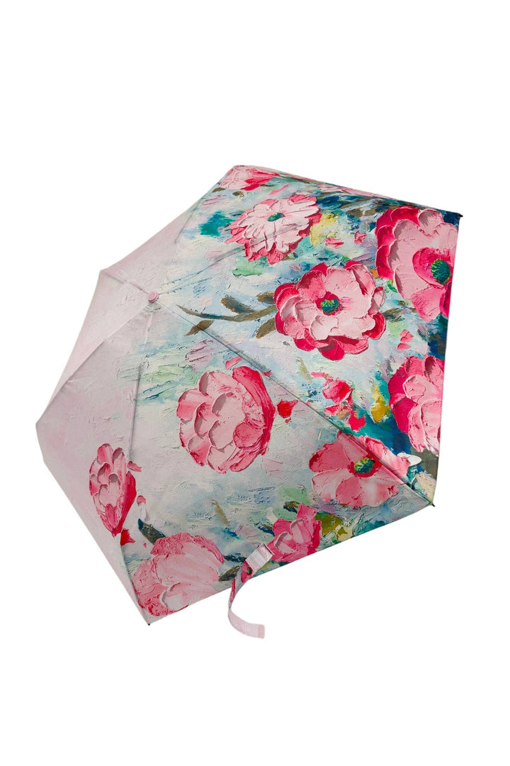 Floral Oil Painting Umbrella with Travel Case (Mini)