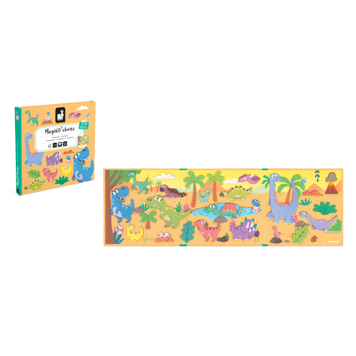MAGNETI'STORIES -  DINOSAURS - 30 PIECES