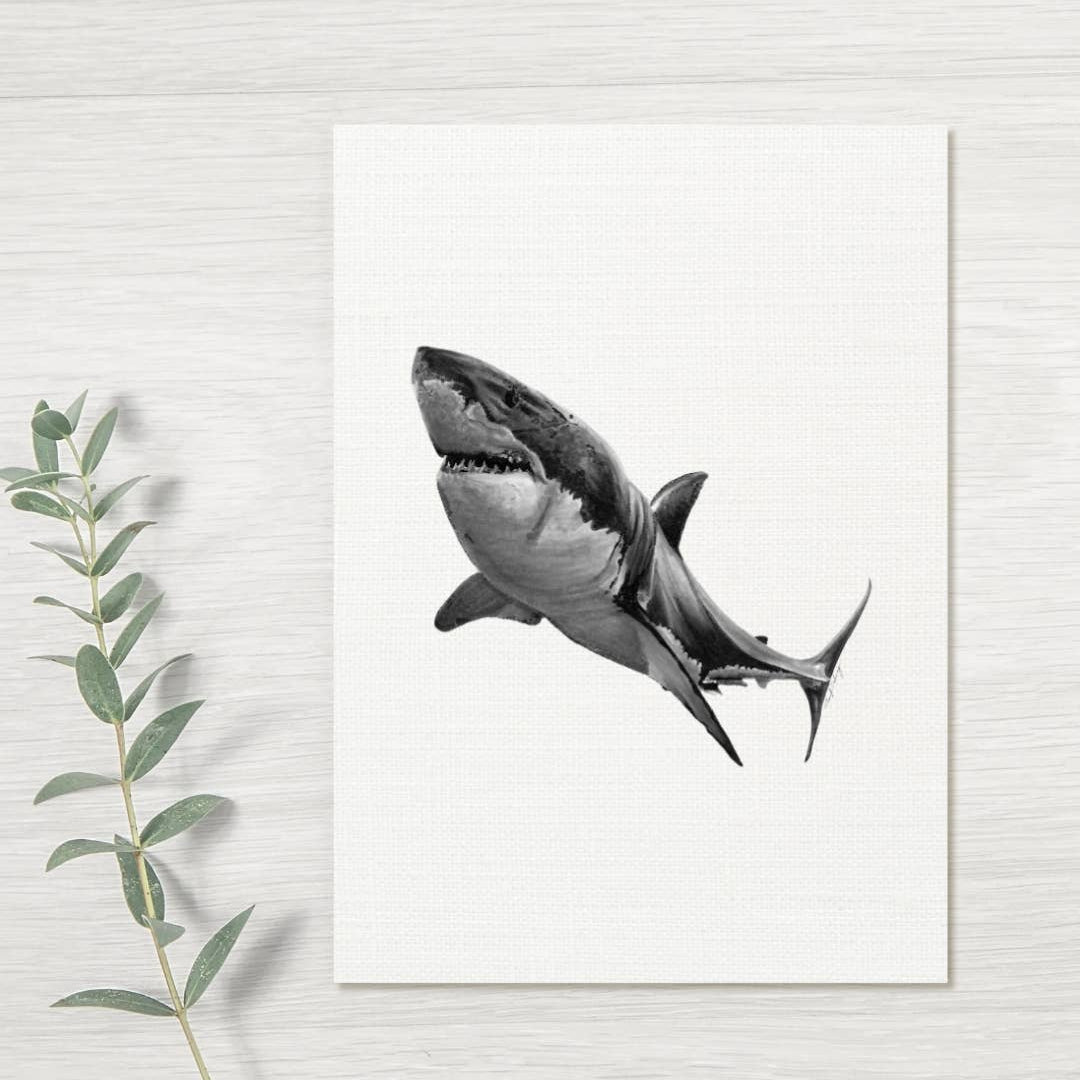 Shark Greeting Card