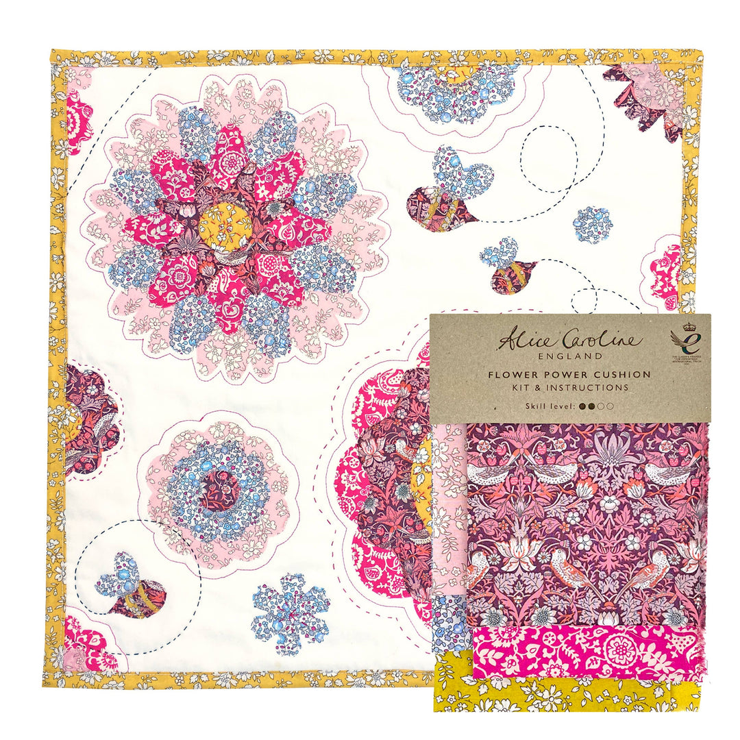 Liberty Tana Lawn® Fabric Flower Power Cushion Kit Liberty Tana Lawn® Fabric Flower Power Cushion Kit
