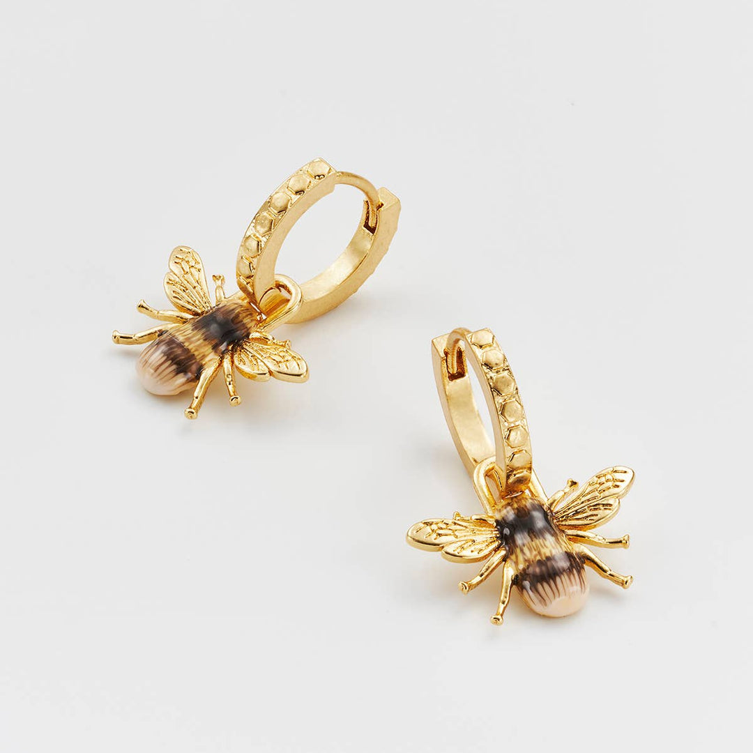 Bee Huggie Earring