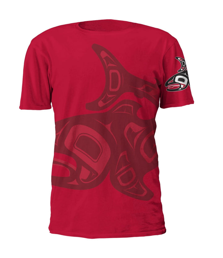 T-shirt saumon