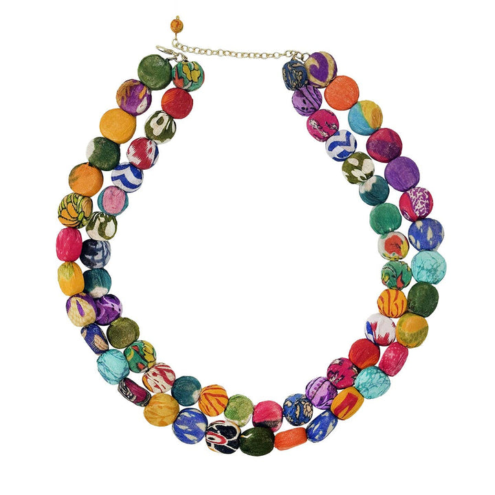 Kantha Pastille Necklace