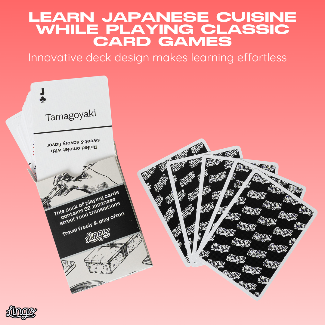Japanese Street Food Playing Cards