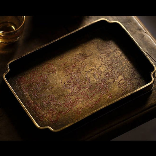 Gohobi Copper Serving Tray