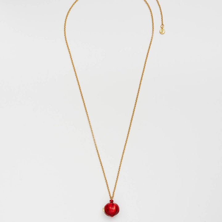 Pomegranante Locket Necklace