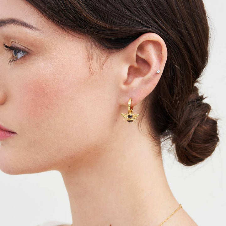 Bee Huggie Earring