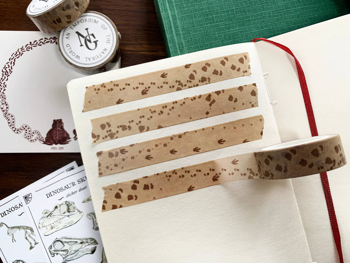 Dinosaur Footprints Washi Tape