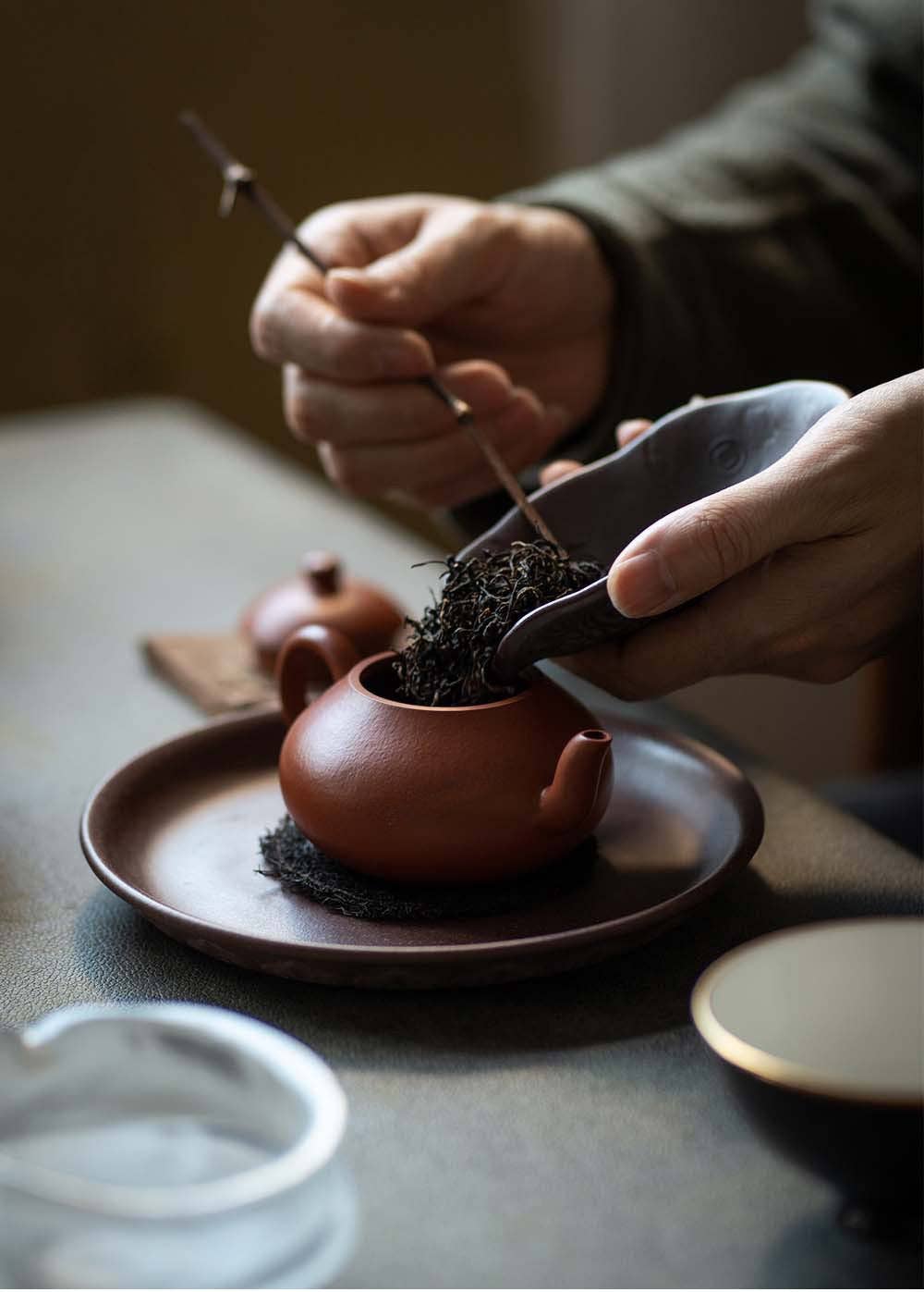 Ceramic Gongfu Tea Turtle Shell Tea Scoop