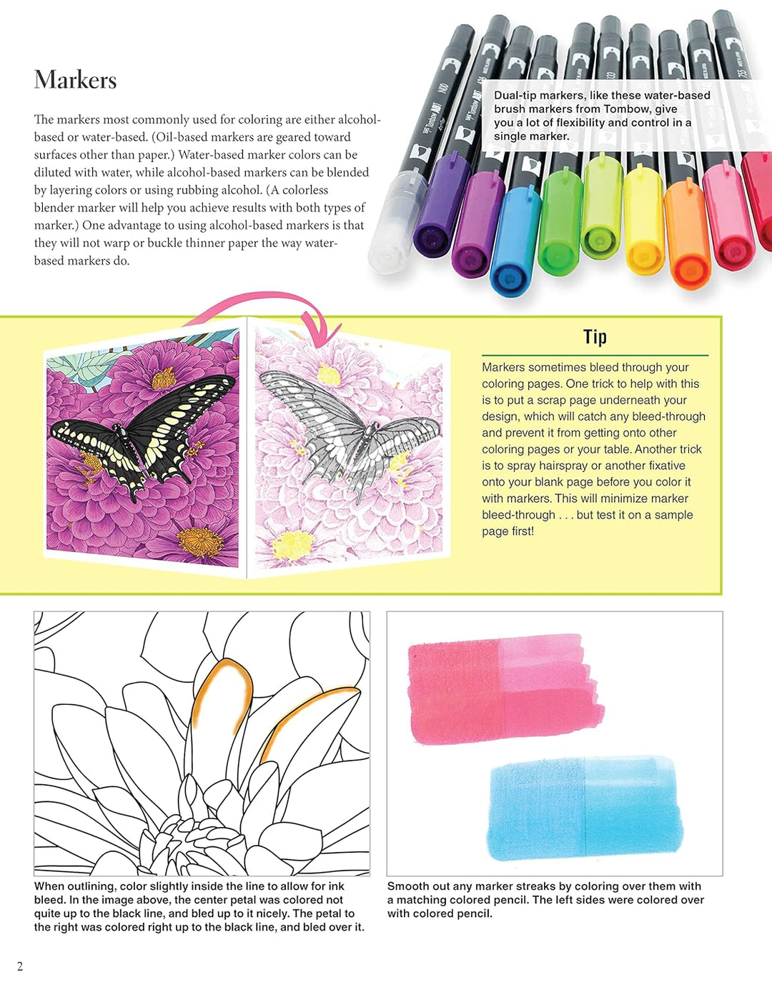 Birds, Butterflies, and Bees: A Pollinator Coloring Book