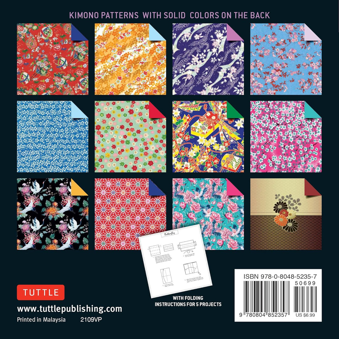 Origami Paper 100 sheets Kimono Patterns 6 (15 cm): Double-Sided Origami Sheets Printed with 12 Different Patterns