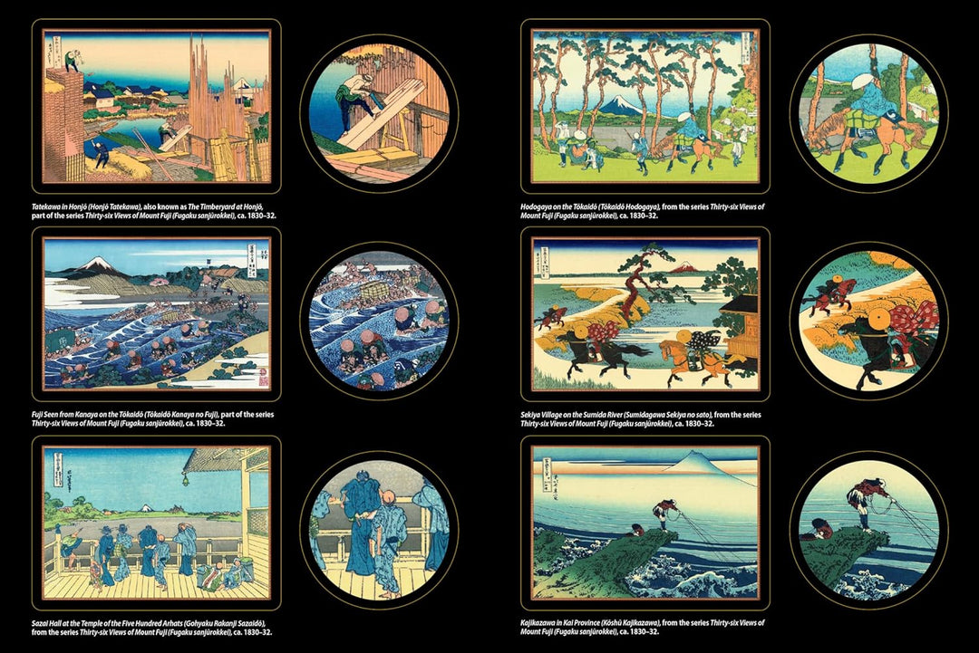 Hokusai Prints Sticker Book: A Collection of Over 160 Removable Color Stickers by the Great Master