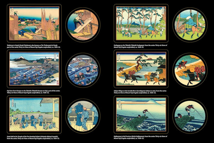 Hokusai Prints Sticker Book: A Collection of Over 160 Removable Color Stickers by the Great Master