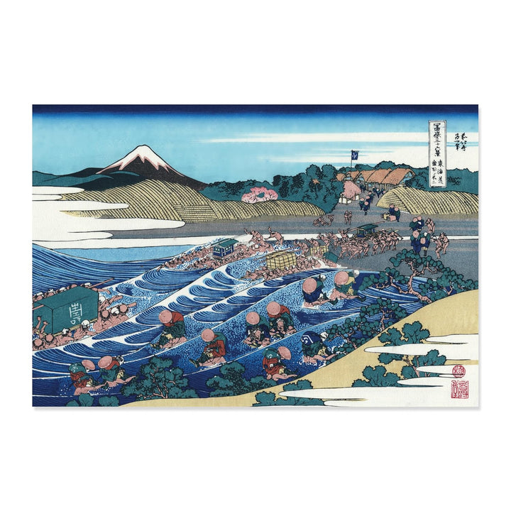 Hokusai Prints: 12 Blank Cards in 6 Lovely Prints, 2 Each With 12 Patterned Envelopes in a Keepsake Box