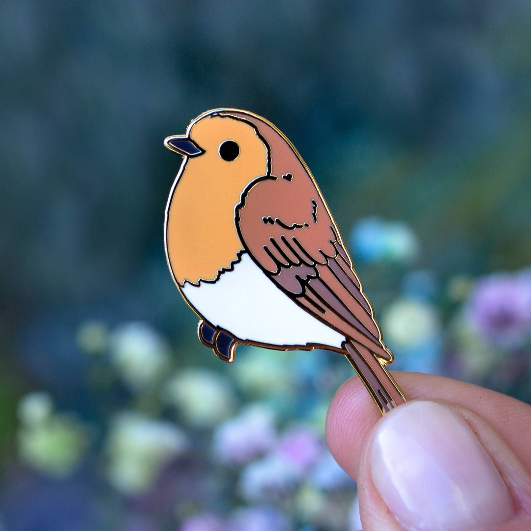 Robin Bird Enamel Pin